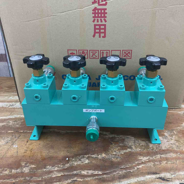 大阪ジャッキ製作所 パワージャッキ用分流器 DS6-4-V3 分配器【柏店】