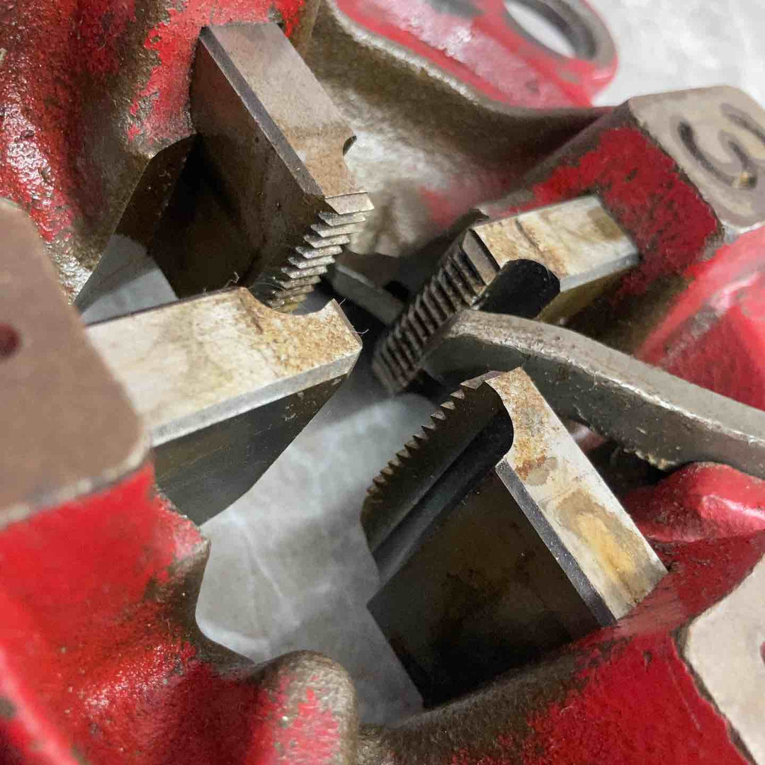 REX 自動切上ダイヘッド(チェーザ付) 1"-2"【八潮店】