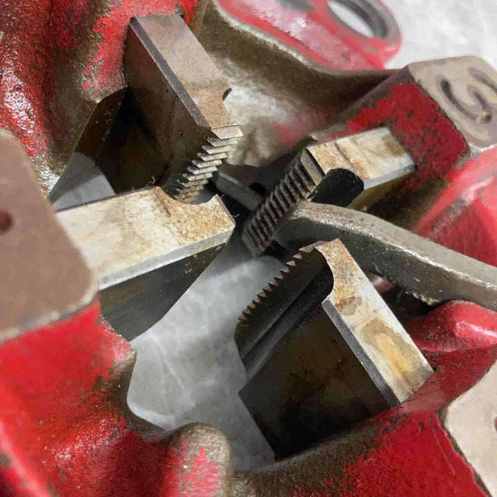 REX 自動切上ダイヘッド(チェーザ付) 1"-2"【八潮店】