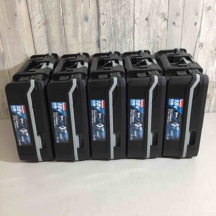 【未使用品】マキタ(makita) コードレスインパクトドライバー TD173DRGX ブルー 5台セット【戸田店】