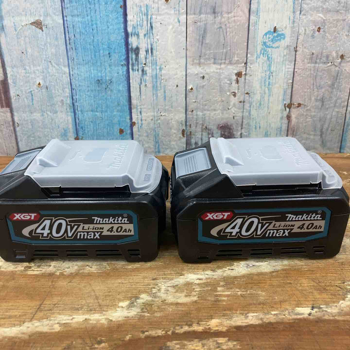 【未使用品】純正 マキタ makita リチウムイオンバッテリー 40Vmax/4.0Ah BL4040 2点セット まとめ売り【柏店】
