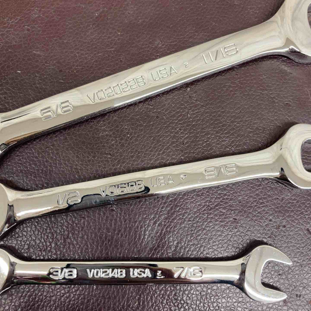 【中古品】 スナップオン(Snap-on) オープンエンドレンチ VO2022B・1618B・1214B 3本セット 【東大和店】