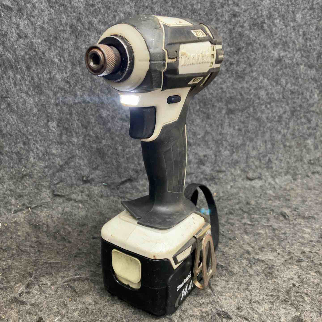 ★マキタ(makita) コードレスインパクトドライバー TD138DRFXW ケース(14.4V3.0Ahバッテリー[262][343]、充電器)【鴻巣店】