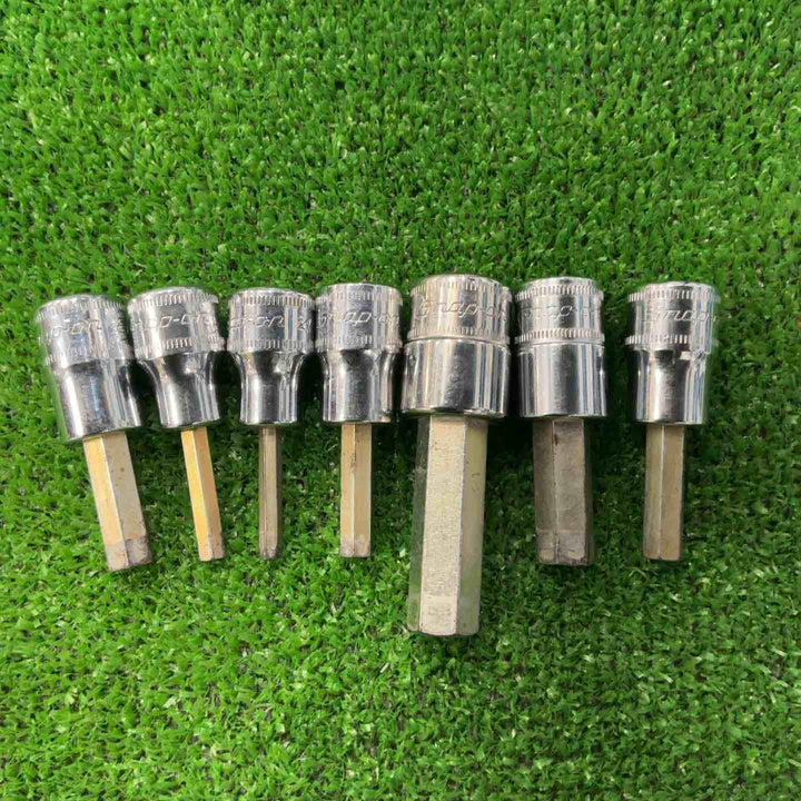 スナップオン(Snap-on) 3/8ヘックスソケット 7個セット FAM4E・5E・6E・7E・8E・10E・12E【草加店】