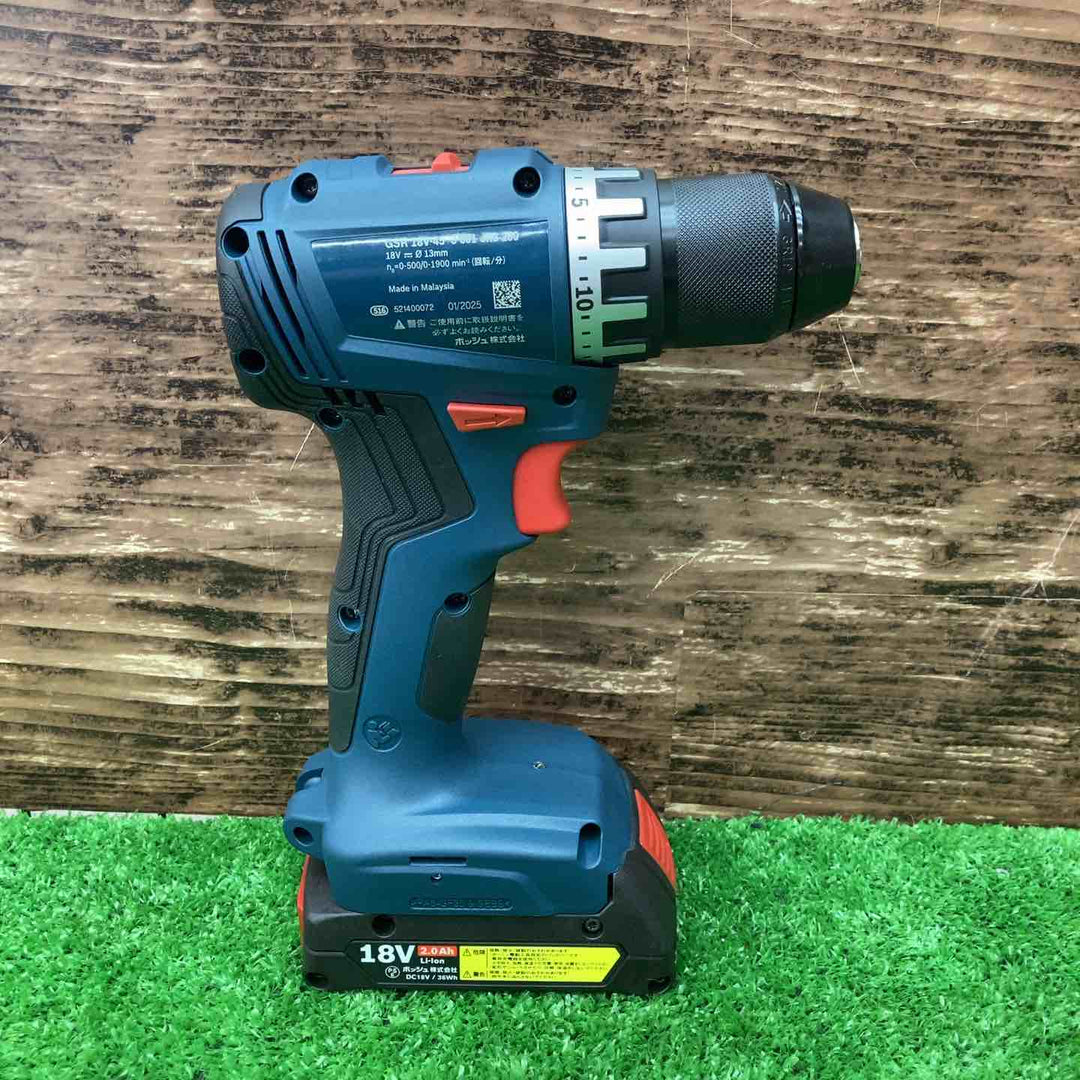 ◇BOSCH(ボッシュ) 18V充電式ドライバードリル GSR18V-45【川越店】