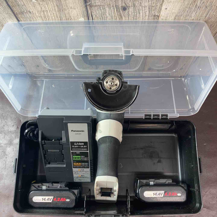 【中古品】パナソニック 充電式ディスクグラインダ EZ4640LS2S-B【東大和店】