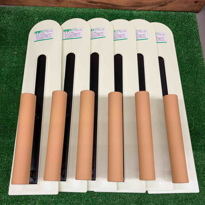 【未使用品】 カネシカ ニュー土間鏝 ゴム柄 ＊6丁入り 【鴻巣店】