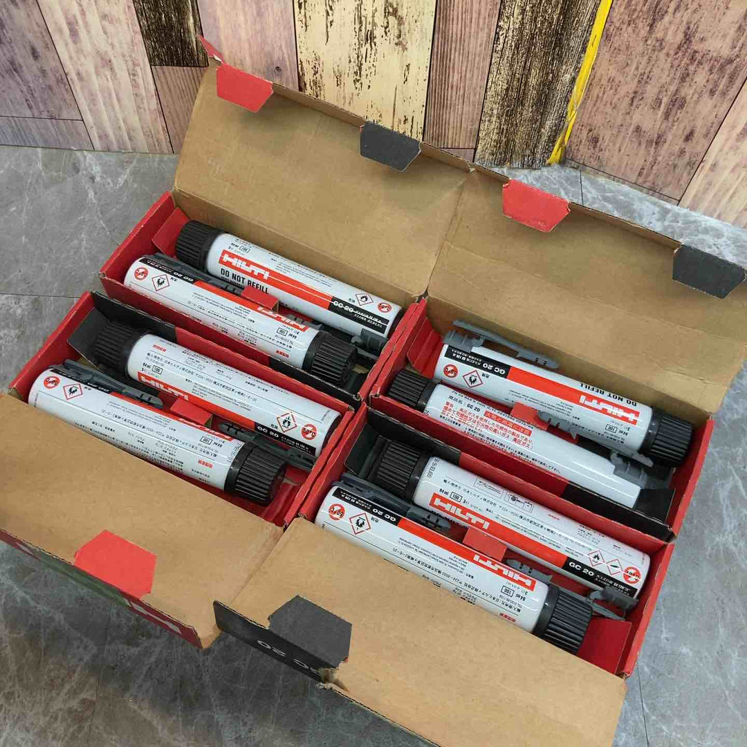 ③◇HILTI/ヒルティ　GX120用 ガス缶 GC20 8本セット 長期保管品【八潮店】