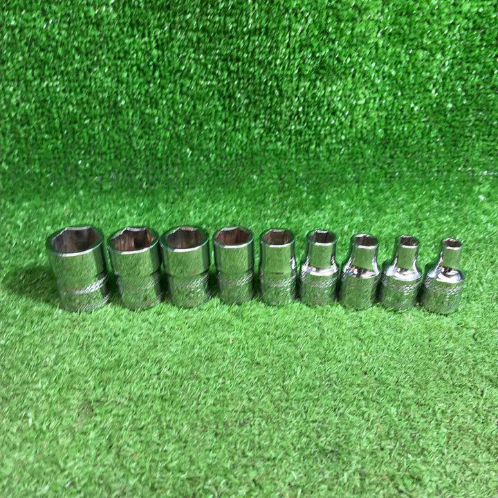 ◇MAC TOOLS（マックツールズ） 9.5mm (3/8インチ)　ソケット XG66MM ～ XG618MM　９個セット【藤沢店】