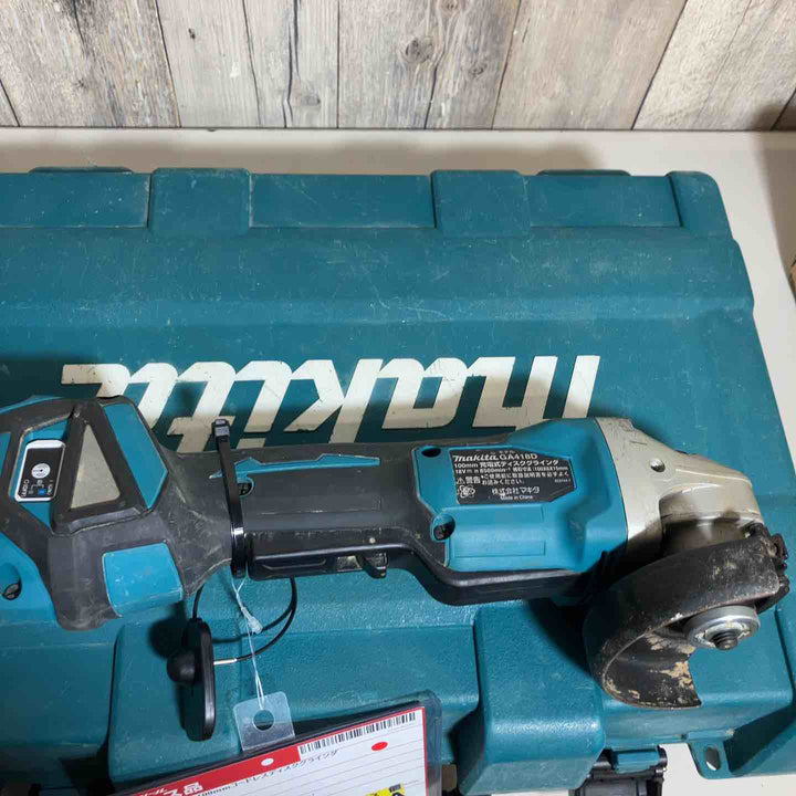 ★マキタ(makita) 100mmコードレスディスクグラインダ GA418DRGX　ダストカバー一部破損【戸田店】