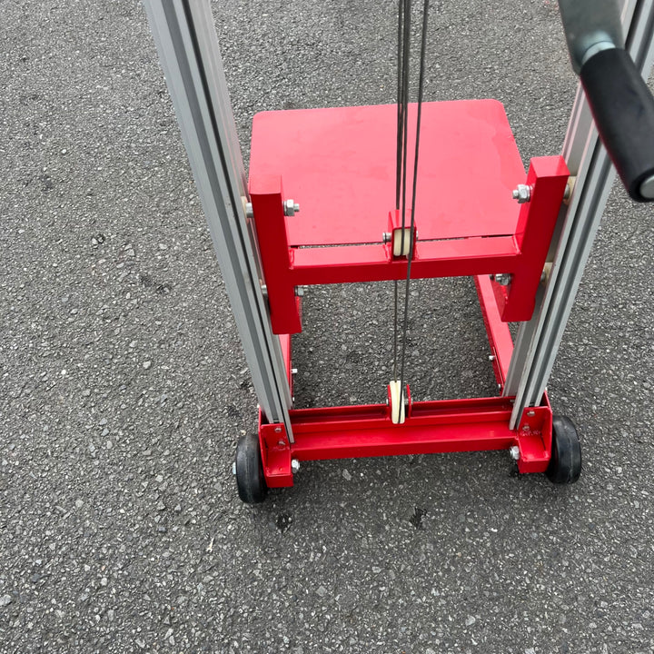 【中古品/店頭受取り限定】Logisticar ミニアルミナムハンドスタッカー 最高位128cm 80kg 荷台板【東大和店】