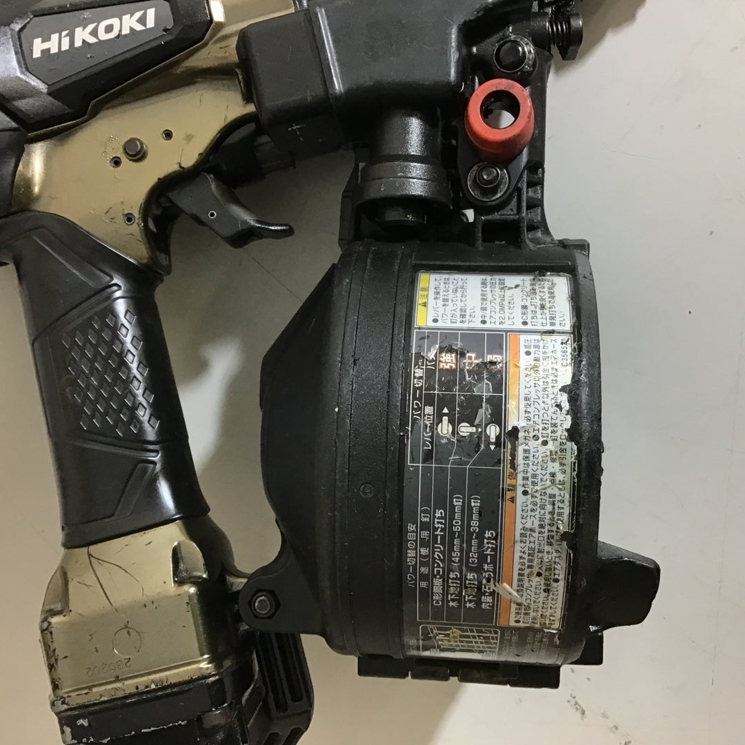 【中古品】★ハイコーキ(HIKOKI ※旧:日立工機) 高圧エア釘打ち機 NV50HR2(S)【戸田店】