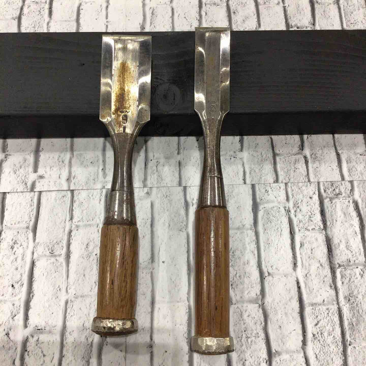 助丸 追い入れ鑿 2本組 約42mm/約30mm 【川口店】
