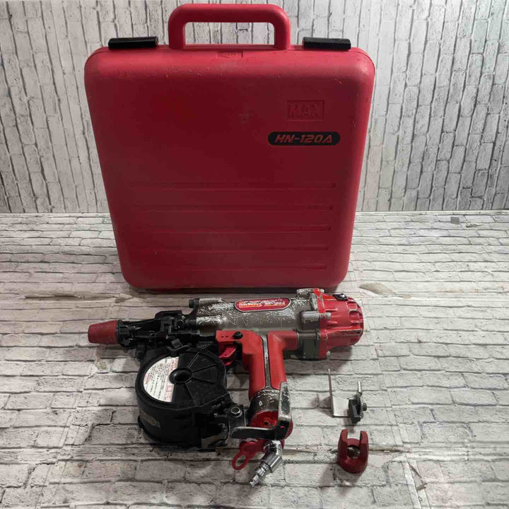 ◇マックス(MAX) 高圧コンクリート用エア釘打ち機 HN-120A【川口店】