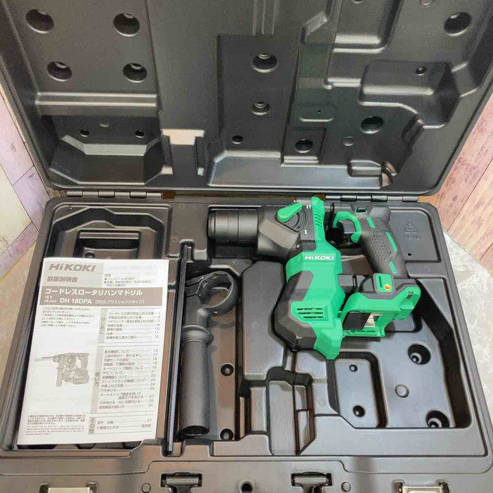 【未使用品】★ハイコーキ HIKOKI コードレスハンマドリル 18V DH18DPA(NNK) 本体 ケース【八潮店】