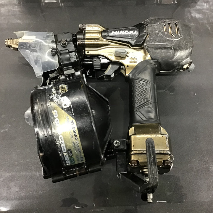 ★ハイコーキ(HIKOKI ※旧:日立工機) 高圧エア釘打ち機 NV50HR2(N)【戸田店】