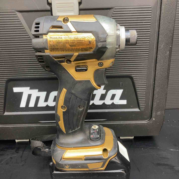 ◇マキタ(makita) コードレスインパクトドライバー 18V ゴールド TD148DSP1 (TD148DRTX) 100周年【川越店】