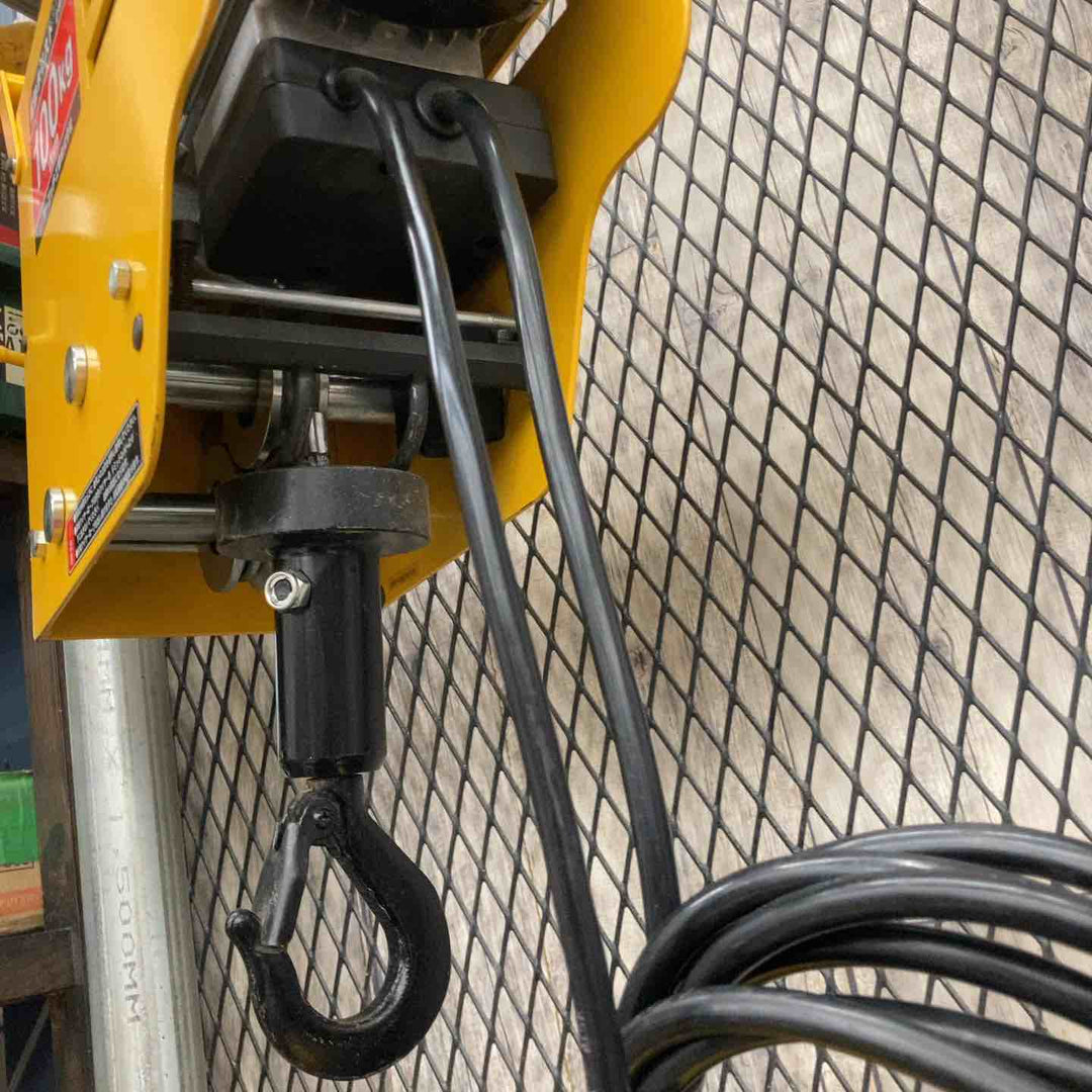 【中古品】◇オーエッチ工業 電動ウインチ 100V DWH-100 揚程10M 荷重100Kg【八潮店】
