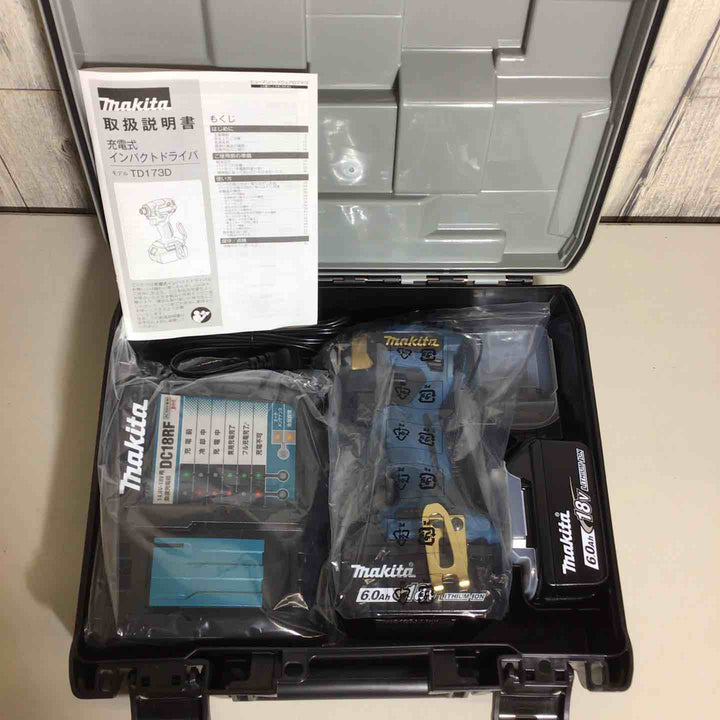 ★マキタ(makita) コードレスインパクトドライバー TD173DGXPB LXT20周年記念限定カラー  プレミアムブルー【戸田店】