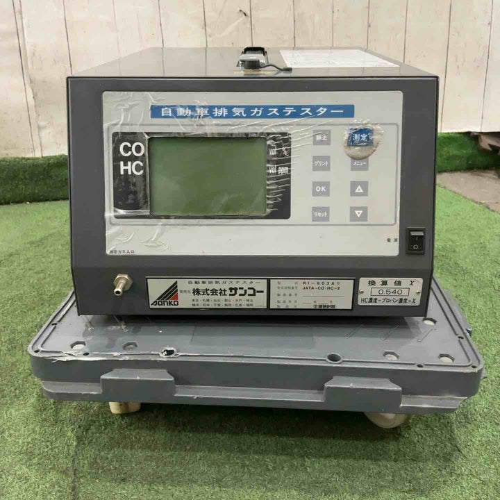 理研計器 自動車排気ガステスター CO・HC測定可 RI-803A 動作確認済【川口店】