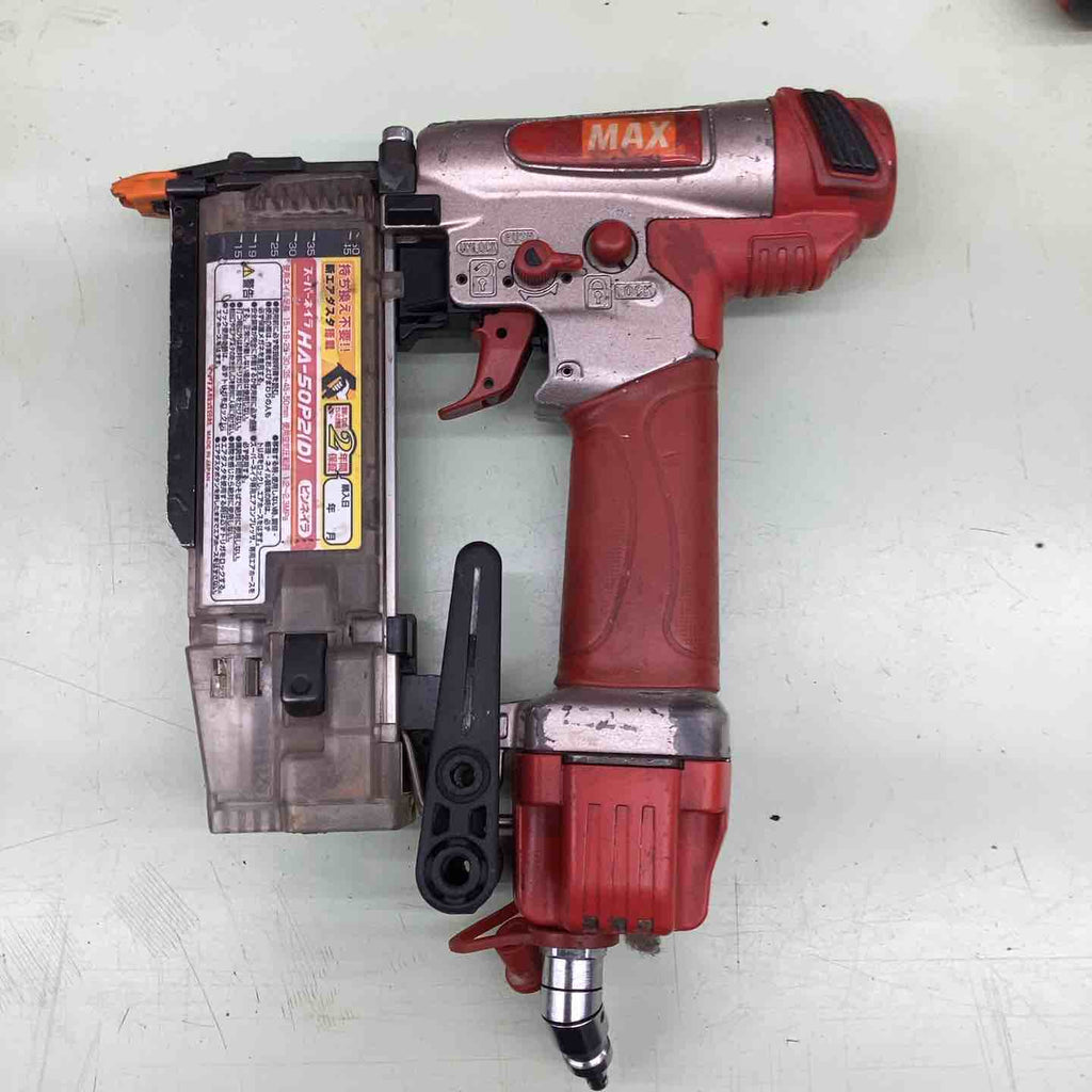 MAX　高圧　中古　スーパーネイラ　HA-50P2(D) 楽天市場】【中古】 MAX マックス 50mm 高圧ピンネイラ HA-50P2