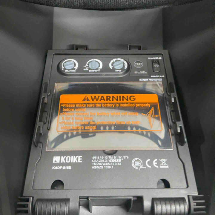 KOIKE 自動遮光溶接面 KADF-816S【草加店】