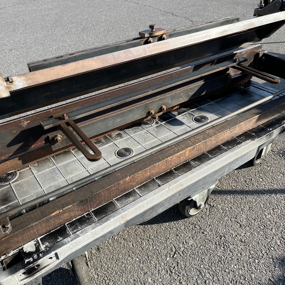 【中古品/店頭受取り限定】盛光製作所 MORIPET-K2 刃渡り1090ｍｍ 手動式折曲機 鈑金 板金工具【東大和店】