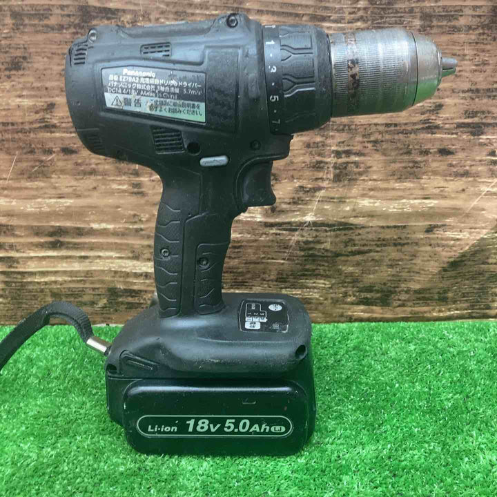 ★パナソニック(Panasonic) コードレス振動ドリルドライバー EZ79A2LJ2G-B【川越店】
