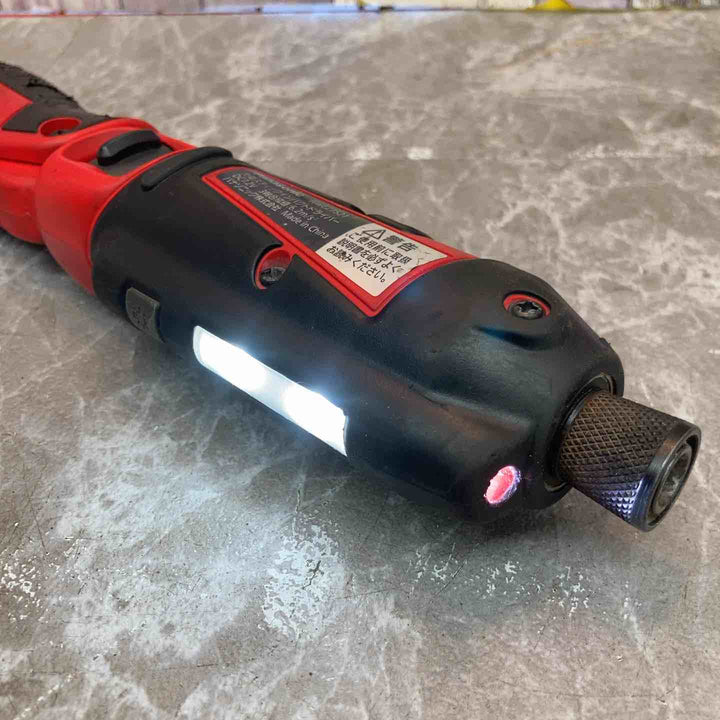 【中古品】パナソニック Panasonic 充電スティックインパクトドライバー 7.2V  レッド EZ7521 バッテリー2個付【八潮店】