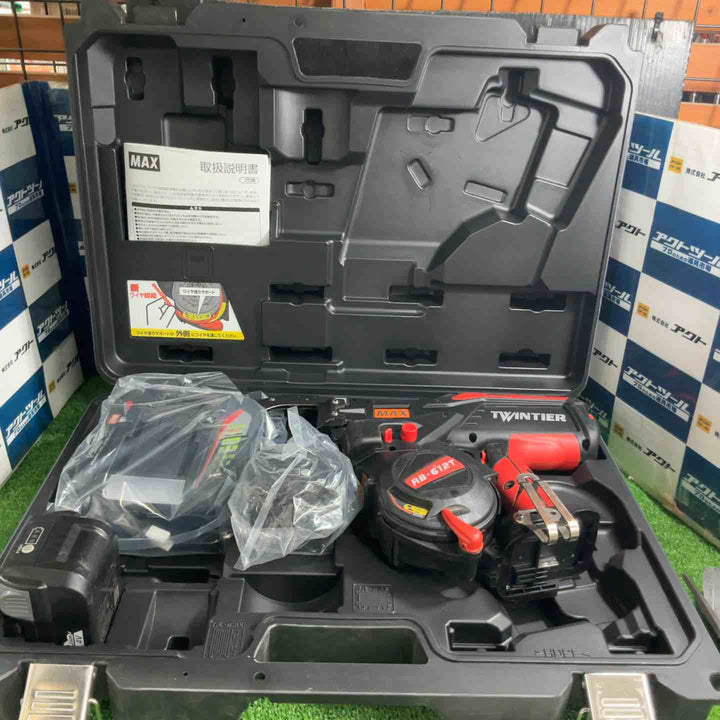 ★マックス(MAX) 鉄筋結束機 ツインリバータイア RB-612T-B2C/1450A【草加店】