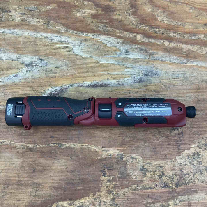 ★マキタ(makita) 7.2V コードレスペンインパクトドライバ TD023DHXAR【柏店】