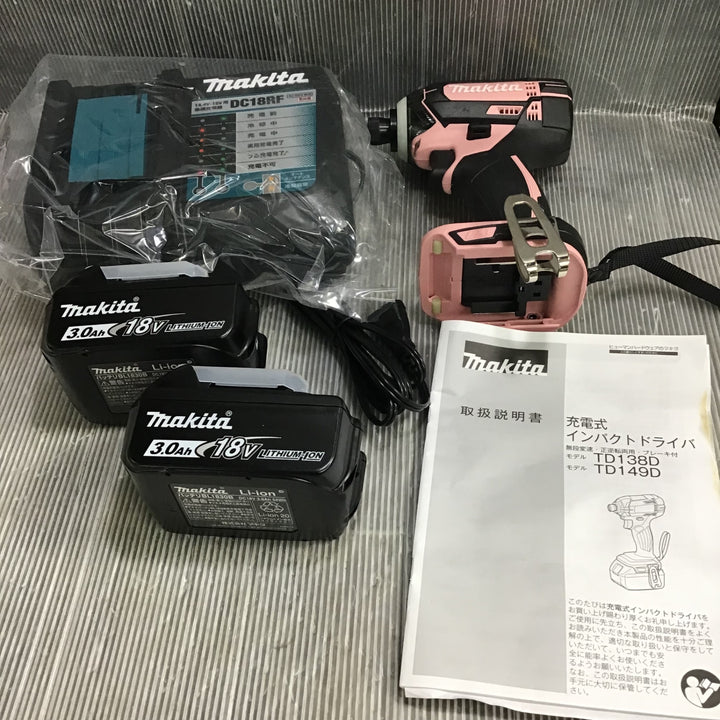 【未使用】マキタ(makita) コードレスインパクトドライバー TD149DRFXP【草加店】