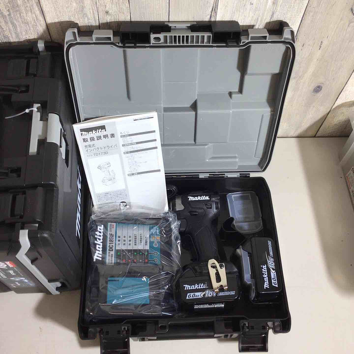 【未使用品】マキタ(makita) コードレスインパクトドライバー TD173DRGXB TD173DRGXB ブラック 黒  オリーブ 5台セット【戸田店】