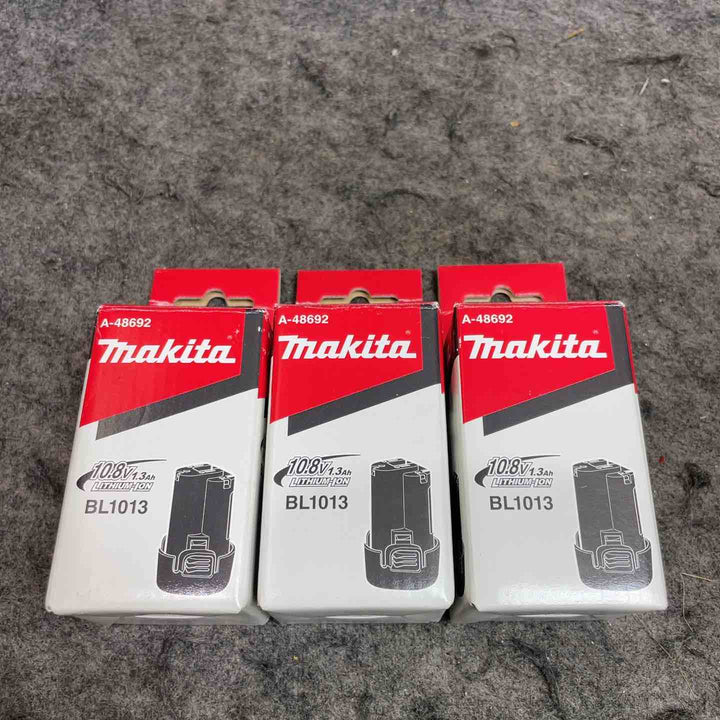 マキタ(makita) リチウムイオンバッテリー 10.8V/1.3Ah BL1013 A-48692 3個セット【桶川店】