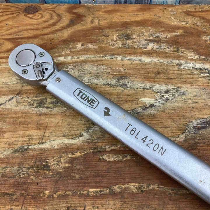 トネ(TONE) プレセット形トルクレンチ 差込角19.0mm(3/4") T6L420N 420N・m【柏店】