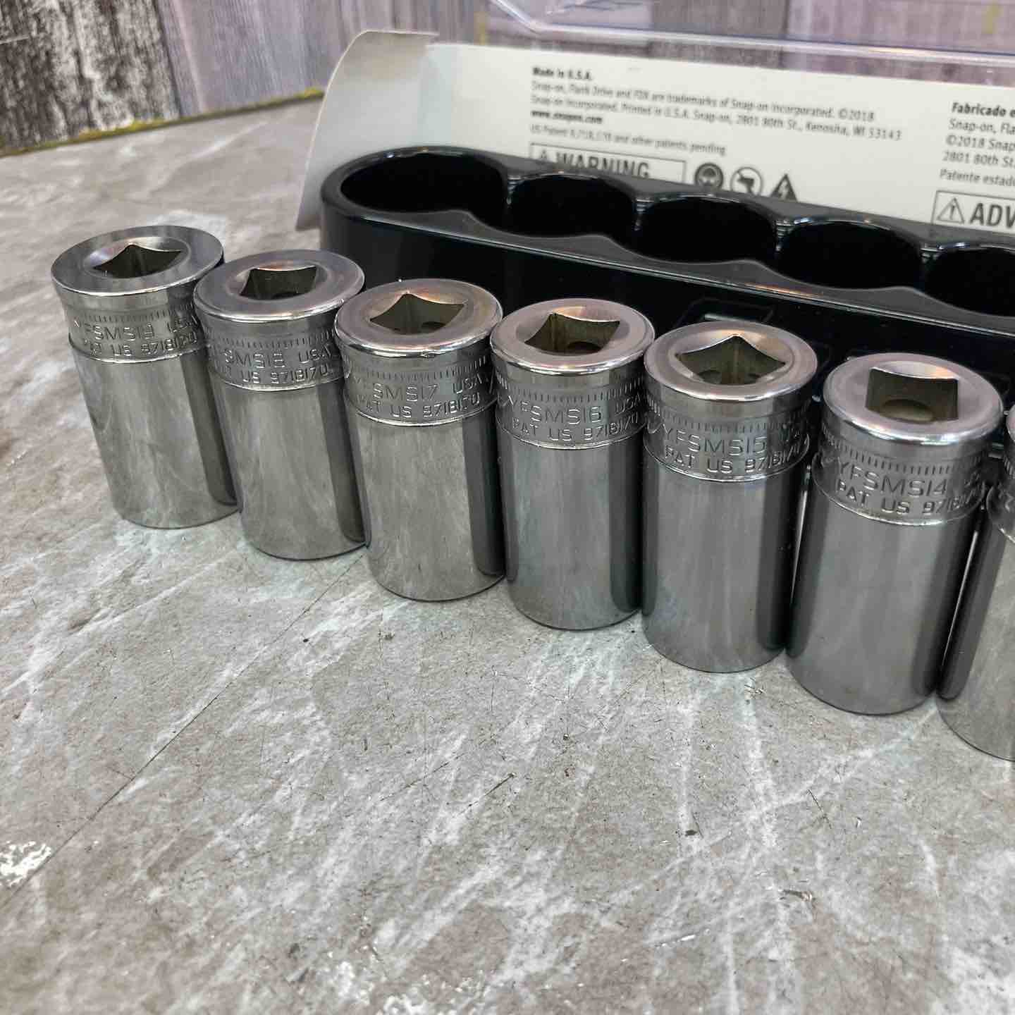 中古品】snap-on/スナップオン セミディープソケット 12ピースセット 3