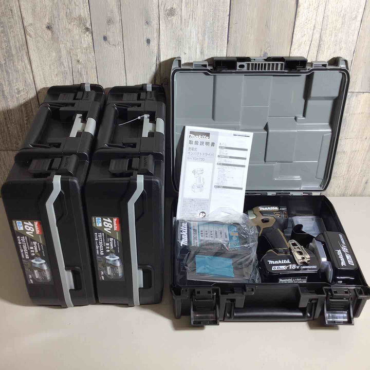 【未使用品】 マキタ makita コードレス インパクトドライバー TD173DGXAB 3台セット ブラウン 茶色 茶 限定色 インパクト【戸田店】