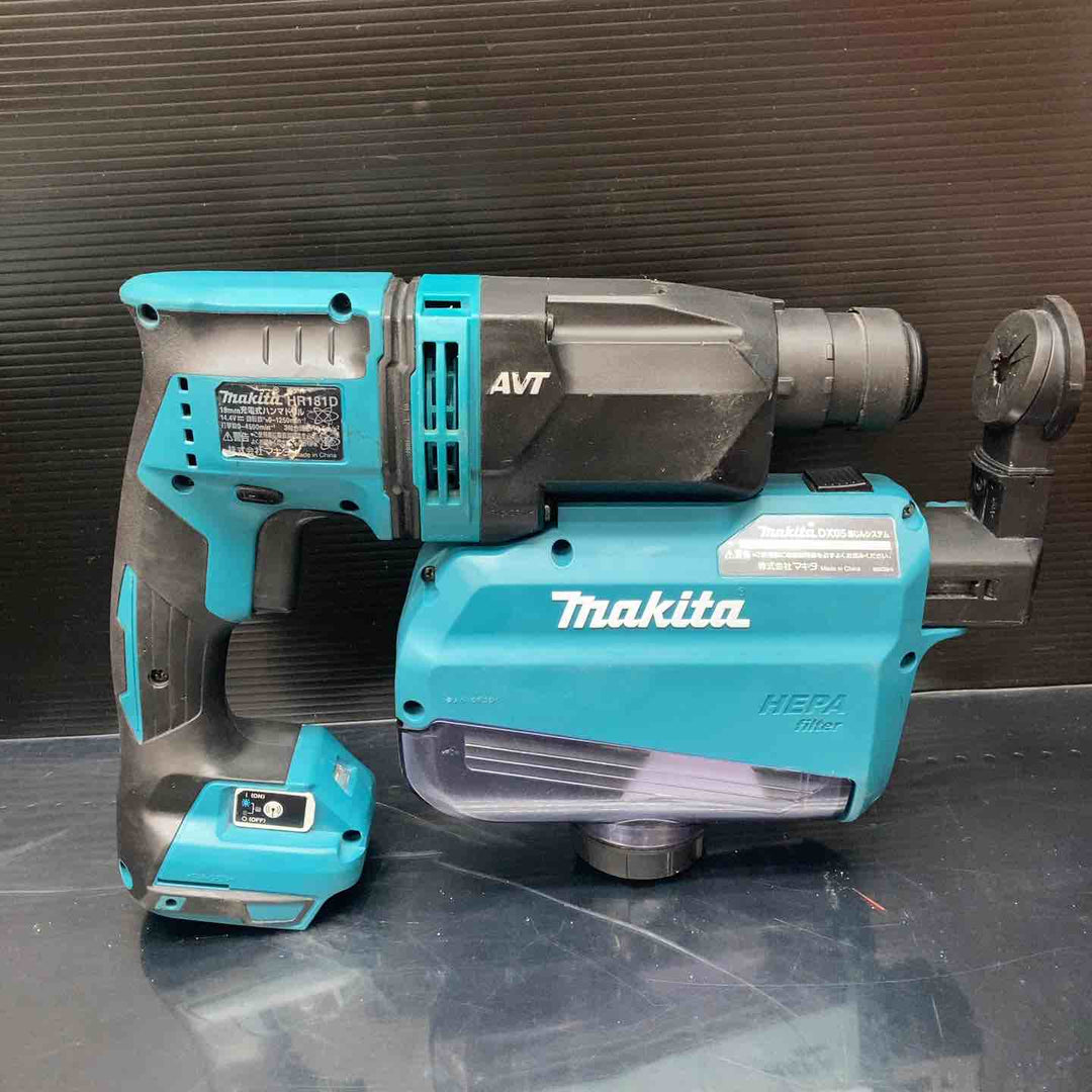 ◇マキタ(Makita) 14.4V充電式ハンマドリル 集塵システム付き　HR181DZKV【川越店】