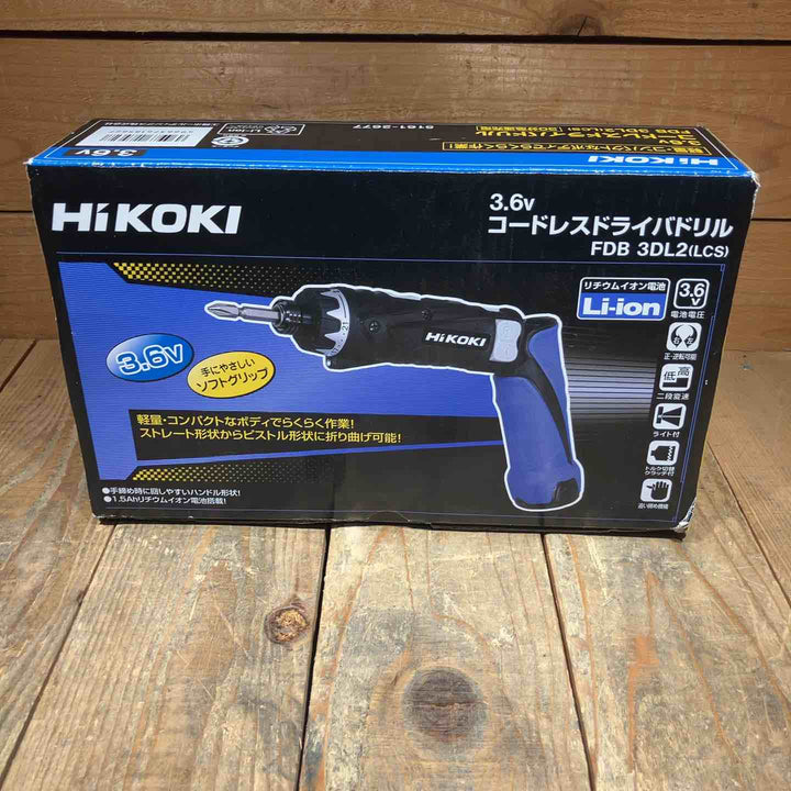 【未使用品】◇ハイコーキ(HIKOKI ※旧:日立工機) コードレスドライバドリル FDB3DL2(LCS)【所沢店】