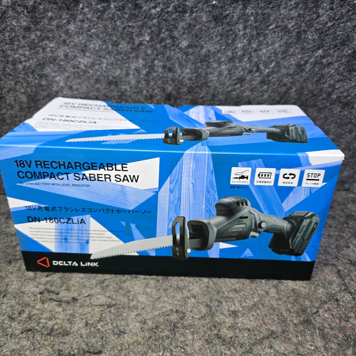 【未使用品】DELTA LiNK 18V充電式ブラシレスコンパクトセーバーソー DN-180CZLiA【桶川店】