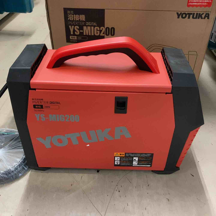 YOTUKA 溶接機 軽量 MIG/MMA インバーター式 アルミ ステンレス 鉄 スチール YS-MIG200【町田店】