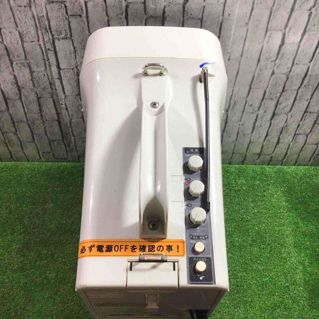 ▼ユニペックス  メガホン TWB-300 無線マイク、有線マイク付き【川口店】