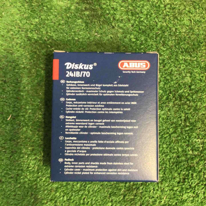 ◇ABUS アバス DISKUS ディスカス 南京錠 241B/70 6個セット【町田店】