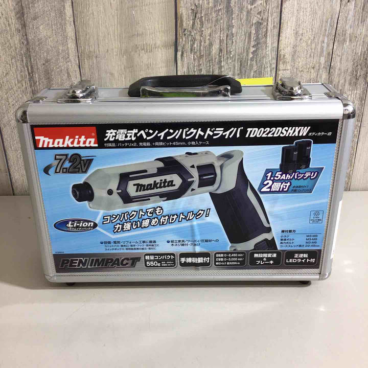 【未使用品】★マキタ(makita) コードレスペンインパクトドライバー TD022DSHXW【戸田店】