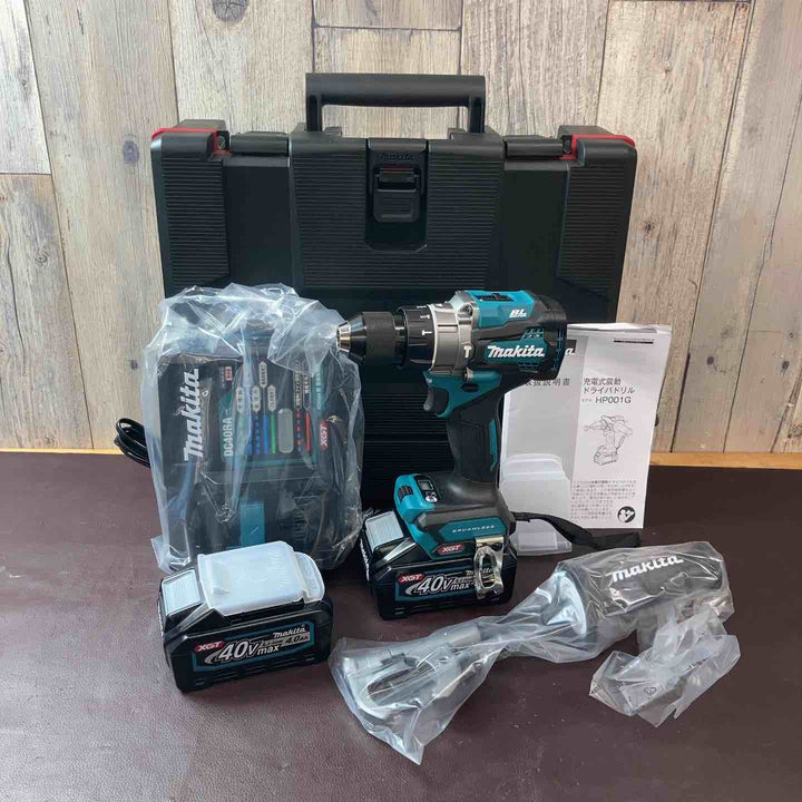 【未使用品(店頭展示品)】 マキタ(makita) 40V コードレス振動ドリルドライバー HP001GRDX フルセット品 【東大和店】