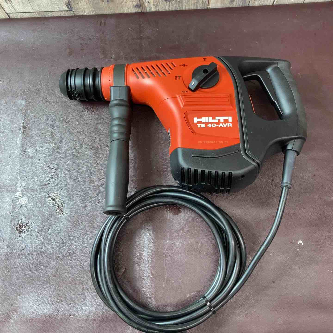 【中古品】ヒルティ(HILTI) ハンマドリル TE40-AVR はつり ビット複数付属 チャック付属【東大和店】