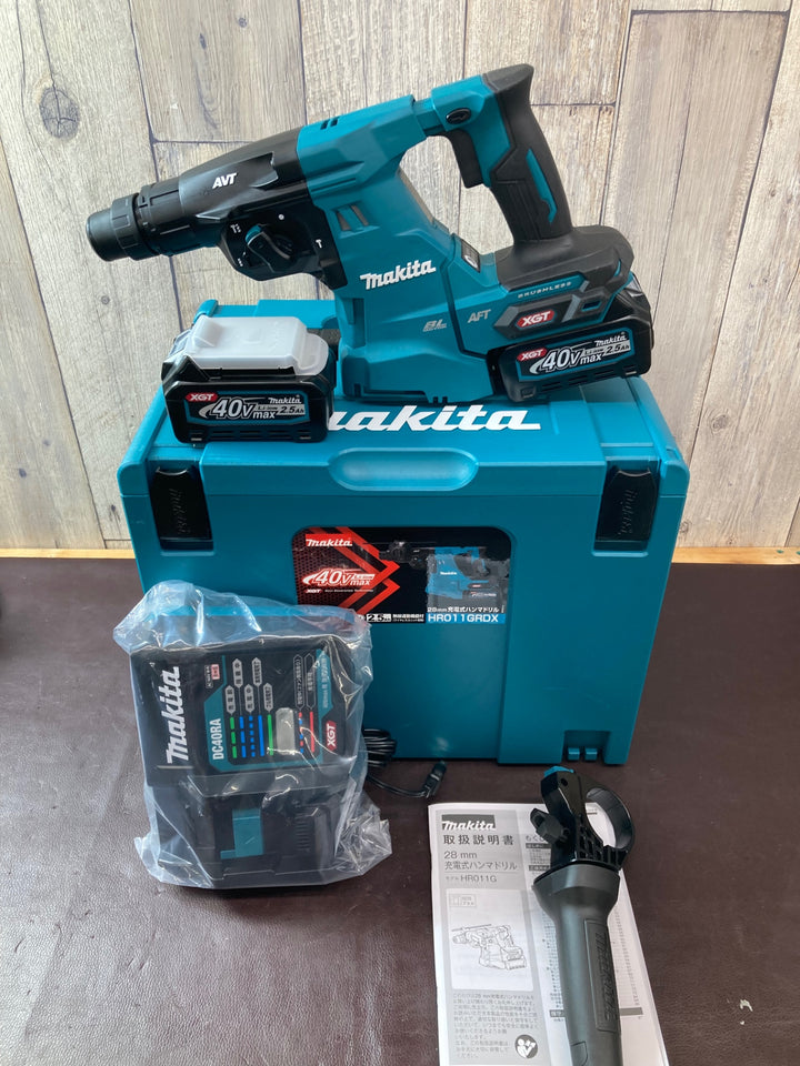 【未使用(店頭展示品)】マキタ(makita) コードレスハンマドリル HR011GRDX 40V 最新モデル【東大和店】