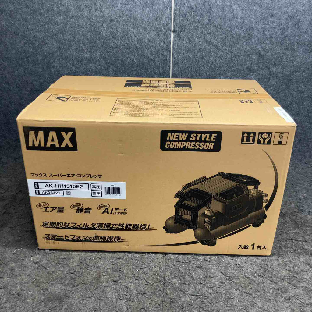★マックス(MAX) 高圧専用エアコンプレッサー AK-HH1310E2_レッド【鴻巣店】 ☆マックス(MAX) 高圧専用エアコンプレッサー AK-HH1310E2_レッド