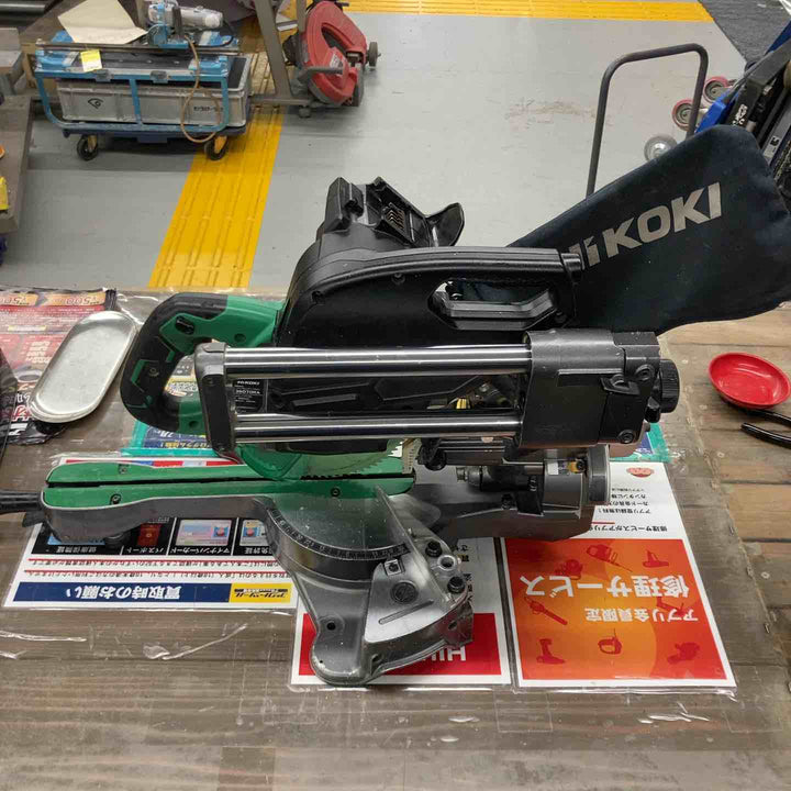 ★ハイコーキ(HIKOKI ※旧:日立工機) コードレス卓上スライド丸のこ C3607DRA(NN)　36V対応　180～190㎜【戸田店】