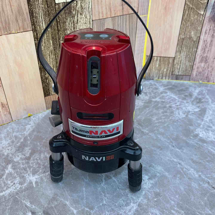 ◇タジマ(Tajima) 自動追尾レーザー墨出し器 矩十字・横 ZERON-KJY NAVI【八潮店】